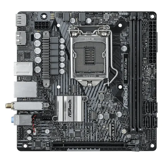 PLACA DE BAZA ASROCK H510M-ITX/AC, LGA1200, INTEL H510, MINI-ITX