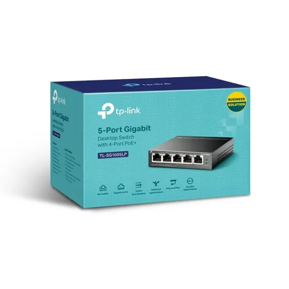 COMUTATOR POE TP-LINK TL-SG1005LP, 4X IEEE 802.3AF/AT