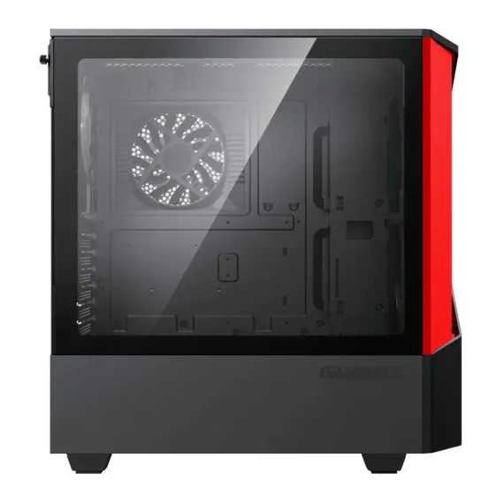 CARCASA PC GAMEMAX CONTAC COC, MIDI-TOWER, ATX, NEGRU/ROSU
