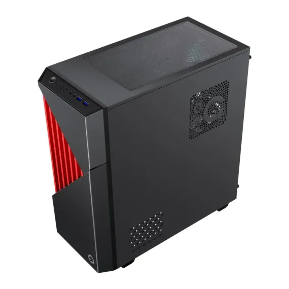 CARCASA PC GAMEMAX CONTAC COC, MIDI-TOWER, ATX, NEGRU/ROSU