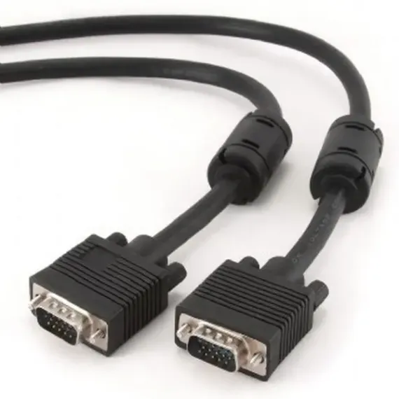CABLU VIDEO CABLEXPERT CC-PPVGA-10M-B, VGA D-SUB (M) - VGA D-SUB (M), 10M, NEGRU