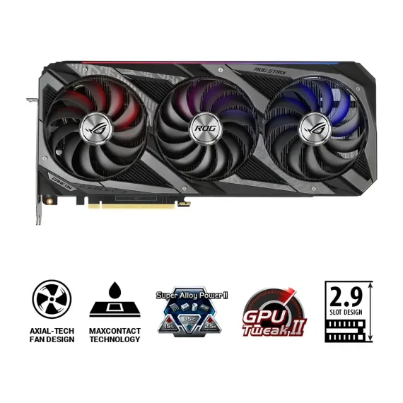 PLACA VIDEO ASUS ROG-STRIX-RTX3090-O24G-GAMING, 24GB GDDR6X 384BIT