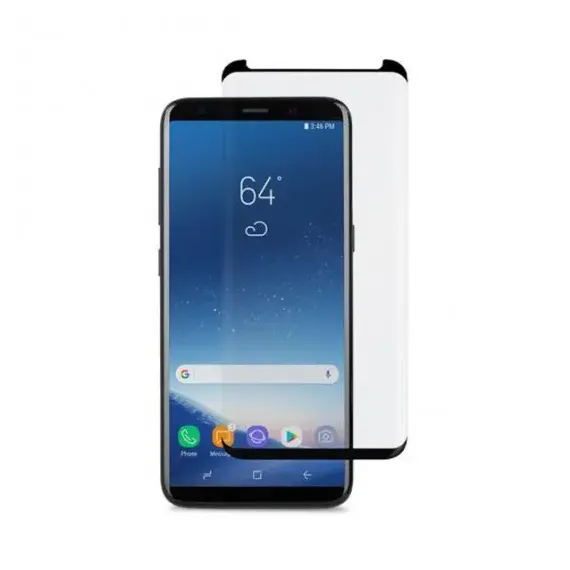 STICLA DE PROTECTIE QUMO IONGLASS - GALAXY S9+, NEGRU
