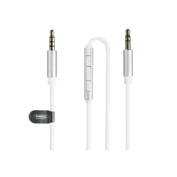 АУДИОКАБЕЛЬ REMAX S120, 3.5 ММ - 3.5 ММ, 1,2М, БЕЛЫЙ