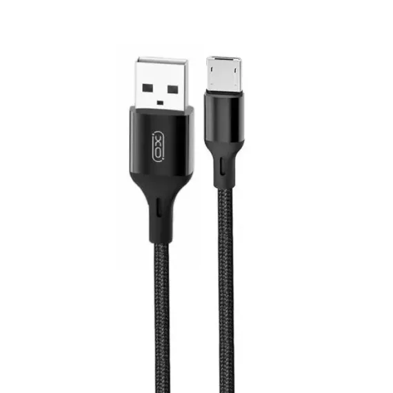CABLU INCARCARE SI SINCRONIZARE XO NB143, USB TYPE-A/MICRO-USB, 2M, NEGRU
