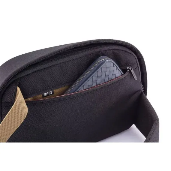 GEANTA DE UMAR BOBBY SLING, 9,7", POLIESTER, NEGRU