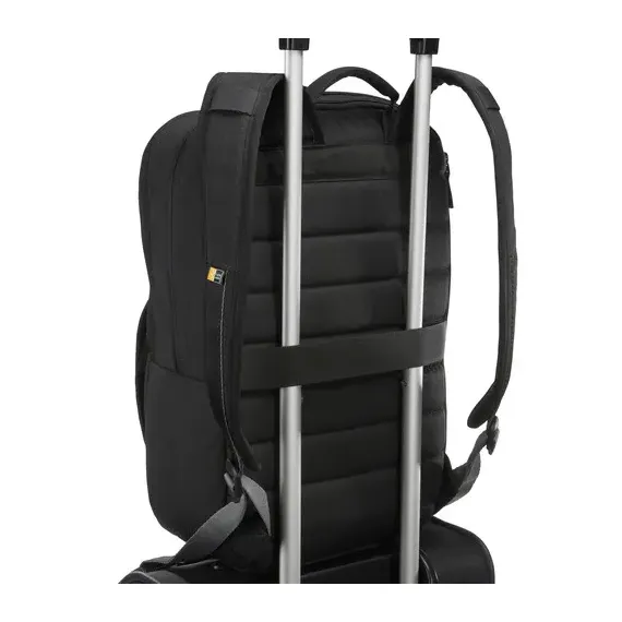 РЮКЗАК ДЛЯ НОУТБУКА CASELOGIC HUXTON, 15.6", ПОЛИЭСТЕР, ЧЁРНЫЙ