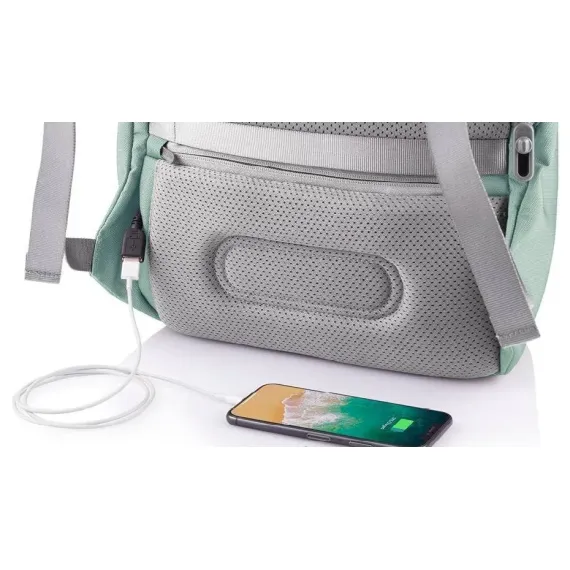 RUCSAC PENTRU LAPTOP BOBBY SOFT, 15.6", TEXTIL, MENTA
