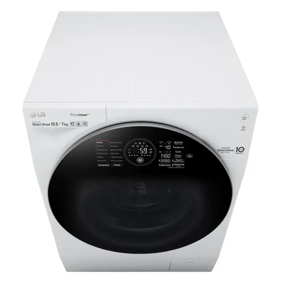 СТИРАЛЬНО-СУШИЛЬНАЯ МАШИНА LG FH4G1JCH2N, 10,5, БЕЛЫЙ