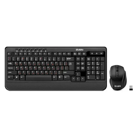 SET TASTATURA + MOUSE SVEN COMFORT 3500, FARA FIR, NEGRU