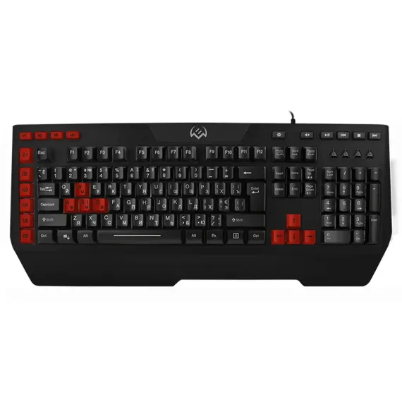 TASTATURA SVEN KB-G9600, CU FIR, NEGRU