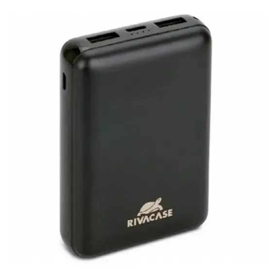 ACUMULATOR EXTERN RIVACASE VA2410, 10000MAH, NEGRU