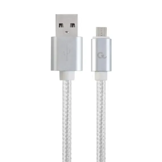 CABLU INCARCARE SI SINCRONIZARE CABLEXPERT CCB-MUSB2B-AMBM-6, USB TYPE-A/MICRO-USB, 1,8M, ARGINTIU