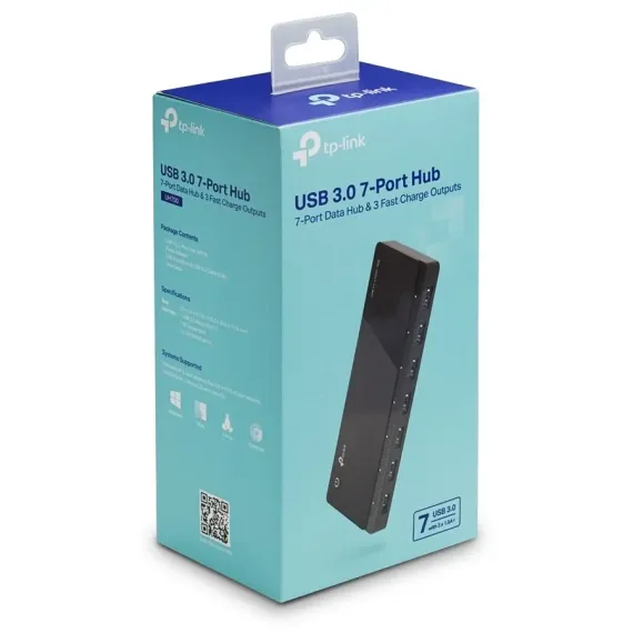 USB-КОНЦЕНТРАТОР TP-LINK UH700, ЧЁРНЫЙ