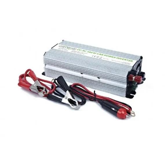 INVERTOR AUTO ENERGENIE EG-PWC-033, 500W, ARGINTIU