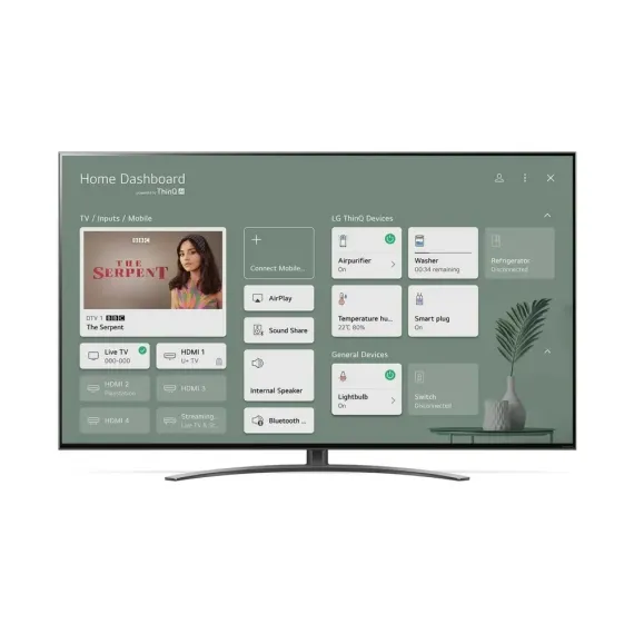 50" LED SMART TV LG 50NANO866PA, 3840X2160 4K UHD, WEBOS, NEGRU