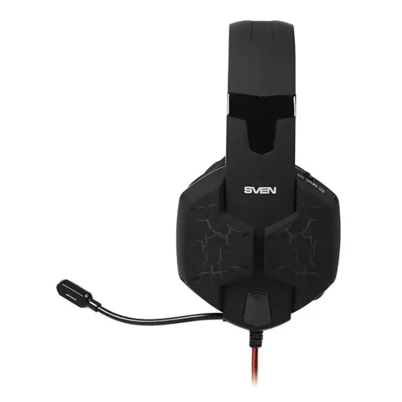 CASTI GAMING SVEN AP-U988MV, CU FIR, NEGRU/ROSU