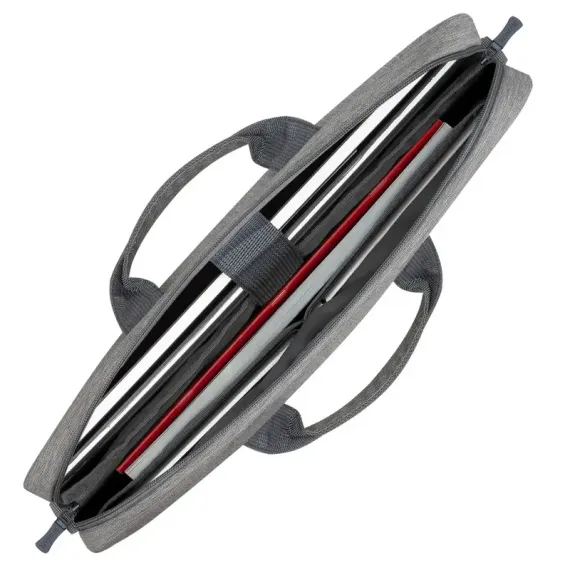 GEANTA PENTRU LAPTOP RIVACASE PRATER, 15.6", POLIESTER, GRI/ALBASTRU INCHIS
