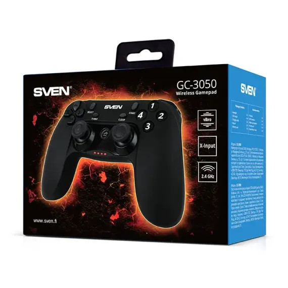 ГЕЙМПАД SVEN GC-3050, ЧЁРНЫЙ