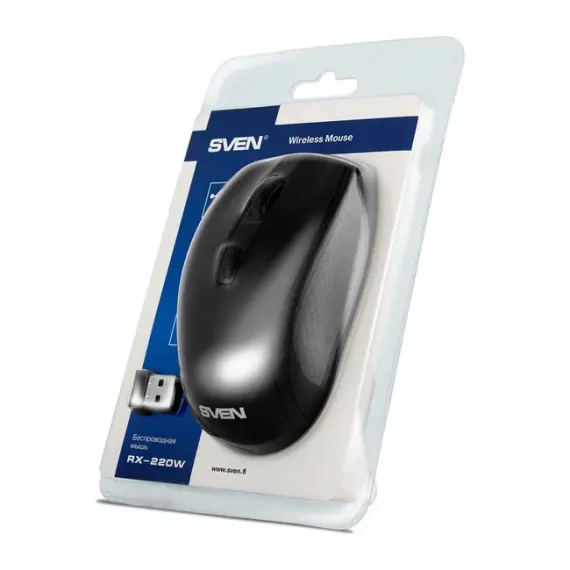 MOUSE WIRELESS SVEN RX-220W, NEGRU