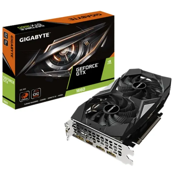 PLACA VIDEO GIGABYTE GV-N1660OC-6GD,  6GB GDDR5 192BIT