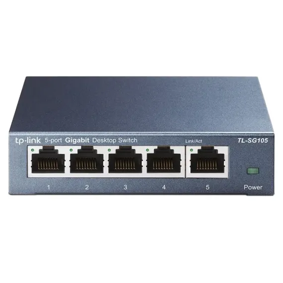 СЕТЕВОЙ КОММУТАТОР TP-LINK TL-SG105, 5X 10/100/1000 МБИТ/С