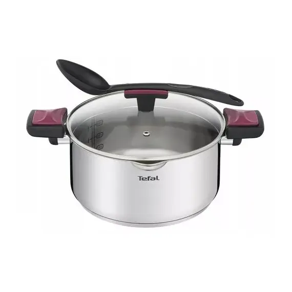 НАБОР ПОСУДЫ TEFAL G723SA74, 6,1Л, СЕРЕБРИСТЫЙ