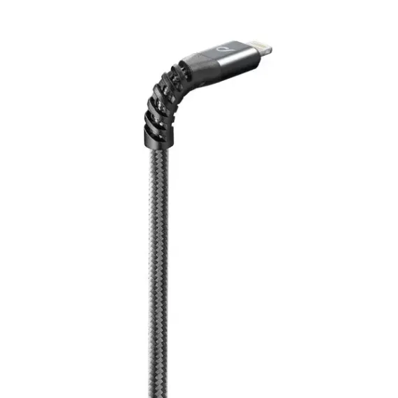 CABLU INCARCARE SI SINCRONIZARE CELLULARLINE TETRAFORCE CABLE 200CM - LIGHTNING, USB TYPE-A/LIGHTNING, 2M, NEGRU
