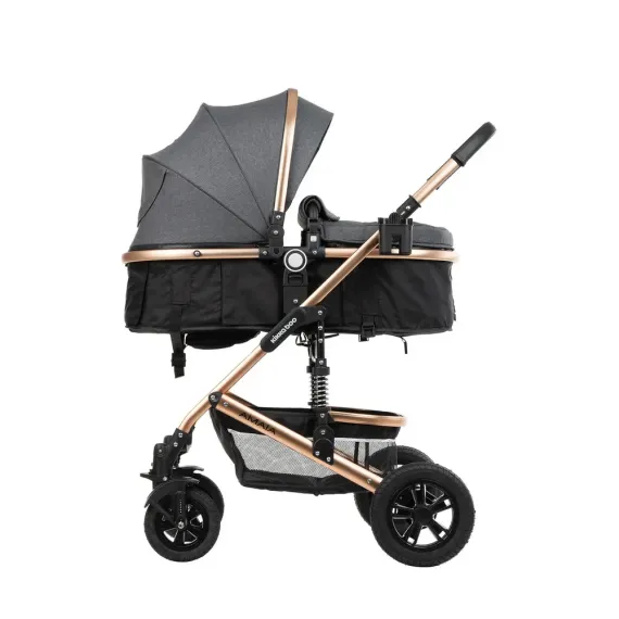 CARUCIOR 3-IN-1 KIKKA BOO AMAIA, GRI INCHIS