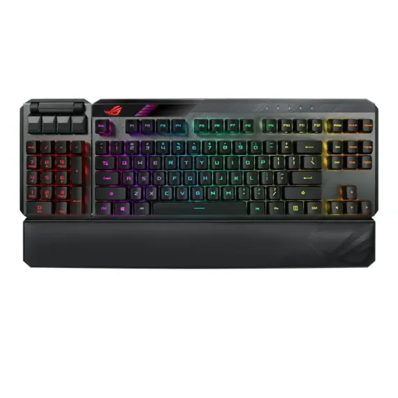 КЛАВИАТУРА ASUS ROG CLAYMORE II, БЕСПРОВОДНОЕ, ЧЁРНЫЙ