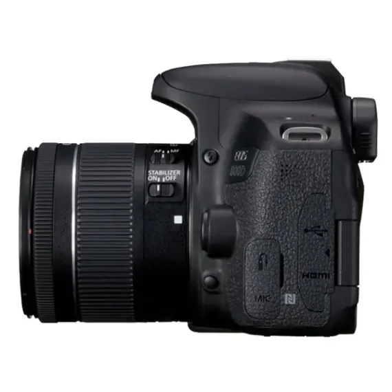 ЗЕРКАЛЬНЫЙ ФОТОАППАРАТ CANON EOS 800D + 18-55 IS, ЧЁРНЫЙ