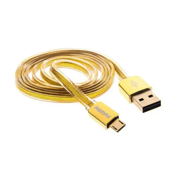 CABLU INCARCARE SI SINCRONIZARE REMAX RC-016M, USB TYPE-A/MICRO-USB, 1M, AURIU