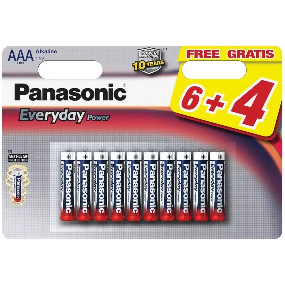 BATERII PANASONIC LR03REE, AAA, 10BUC.