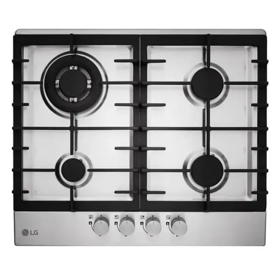 ГАЗОВАЯ ВАРОЧНАЯ ПАНЕЛЬ LG HU641DAG, СЕРЕБРИСТЫЙ