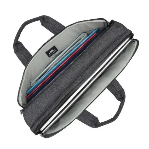 СУМКА ДЛЯ НОУТБУКА RIVACASE LANTAU, 15.6", ПОЛИЭСТЕР, ЧЁРНЫЙ