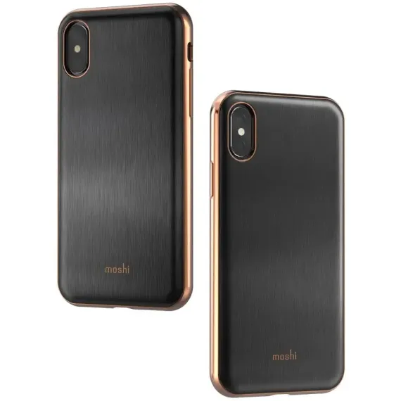 ЧЕХОЛ MOSHI IGLAZE - IPHONE XS/X, ЧЁРНЫЙ
