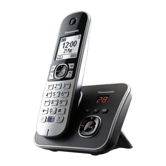 РАДИОТЕЛЕФОН PANASONIC KX-TG6821, ЧЁРНЫЙ