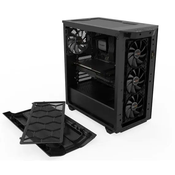 CARCASA PC BE QUIET! PURE BASE 500DX , MIDI-TOWER, ATX PS2 , NEGRU