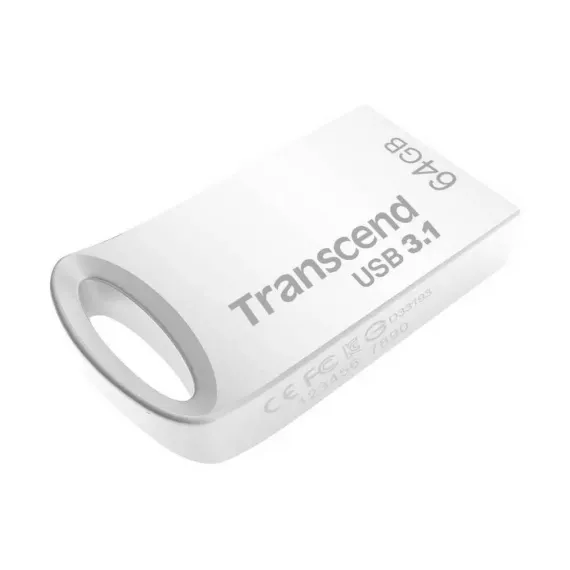 MEMORIE USB TRANSCEND JETFLASH 710, 64GB, ARGINTIU