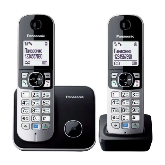 РАДИОТЕЛЕФОН PANASONIC KX-TG6812, ЧЁРНЫЙ