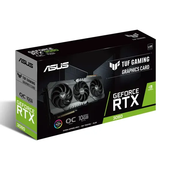PLACA VIDEO ASUS TUF-RTX3080-O10G-V2-GAMING, 10GB GDDR6X 320BIT