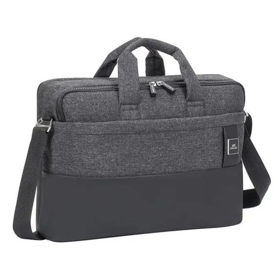 СУМКА ДЛЯ НОУТБУКА RIVACASE LANTAU, 15.6", ПОЛИЭСТЕР, ЧЁРНЫЙ