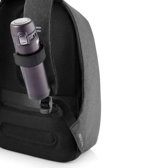 RUCSAC PENTRU LAPTOP BOBBY PRO, 15.6", PIELE ARTIFICIALA, NEGRU