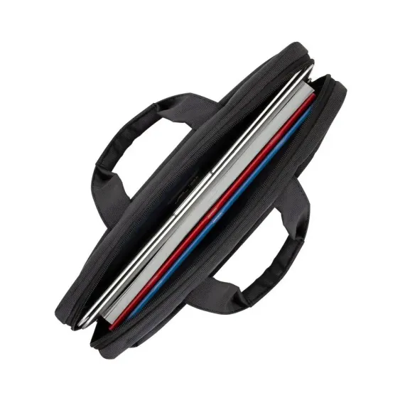 GEANTA PENTRU LAPTOP RIVACASE CENTRAL, 13.3", POLIESTER, NEGRU
