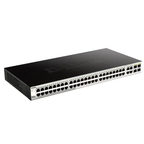 СЕТЕВОЙ КОММУТАТОР D-LINK DGS-1210-52, 48X 10/100/1000 МБИТ/С, 4X SFP