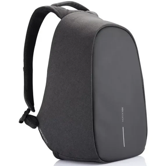RUCSAC PENTRU LAPTOP BOBBY PRO, 15.6", PIELE ARTIFICIALA, NEGRU