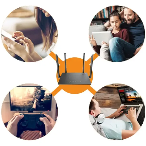 ROUTER FARA FIR D-LINK DIR-815, 3G, NEGRU