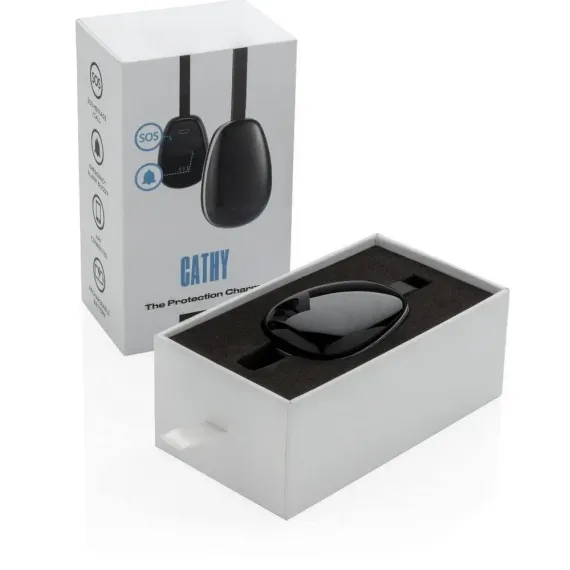 ACCESORII PENTRU GEANTA BOBBY CATHY PROTECTION CHARM, ABS PLASTIC , NEGRU