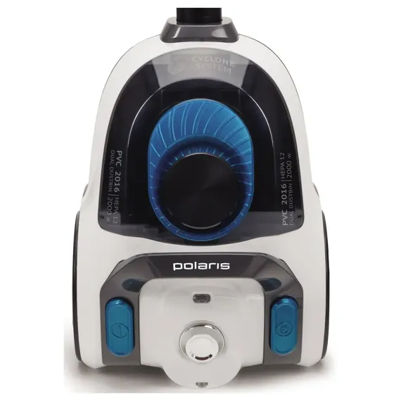 ТРАДИЦИОННЫЙ ПЫЛЕСОС POLARIS PVC2016, БЕЛЫЙ ЧЕРНЫЙ
