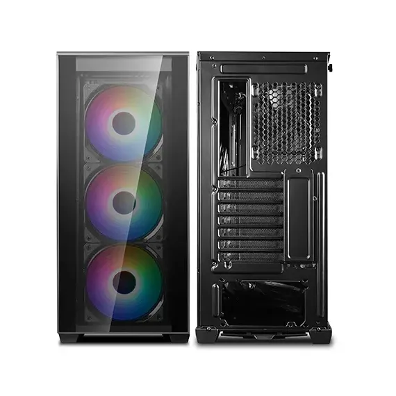 CARCASA PC DEEPCOOL MATREXX 70 ADD-RGB 3F, MIDI-TOWER, ATX, NEGRU